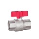 1/2 - 1 Inch F-BSP x F-BSP brass butterfly handle ball valve,ball valve butterfly do 25,lpg butterfly ball valve