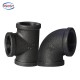 Black threaded Malleable iron pipe Fitting  Elbow and Tee for Plumbing materials