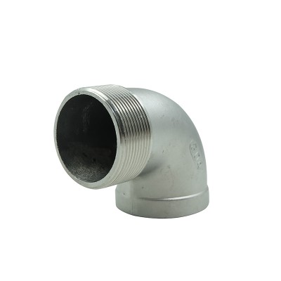 304 316l Stainless Steel Pipe Fitting 90 Degree Forging Female And Male Connection Thread Bsp Elbow