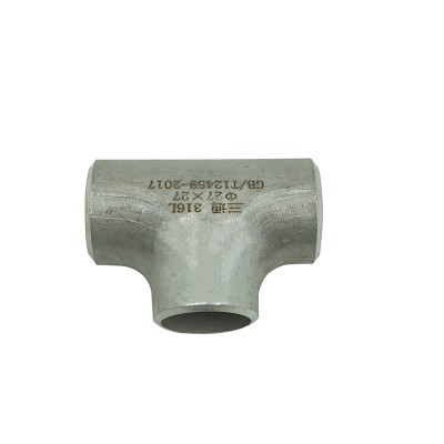 Stainless Steel Pipe Fitting Ss 304 316l Forging Welded Tees With Fast Delivery