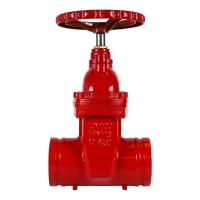 Awwa Grooved End Ductile Iron Gate Valve 125psi 150psi Pilot Check Valve Four Way Valve OS and Y Valve Water Gate Valve